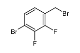 1-Bromo-4-(bromomethyl)-2,3-difluorobenzene, alpha,4-Dibromo-2,3-difluorotoluene Structure