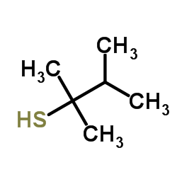 2,3-二甲基-2-丁烷硫醇结构式