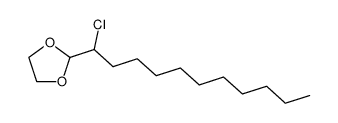 2-(1-chloroundecyl)-1,3-dioxolane结构式