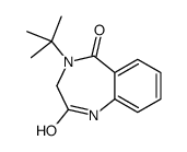 4-tert-butyl-1,3-dihydro-1,4-benzodiazepine-2,5-dione结构式