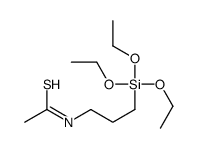 N-(3-triethoxysilylpropyl)ethanethioamide Structure