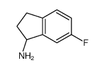 (9ci)-6-氟-2,3-二氢-1H-茚-1-胺结构式