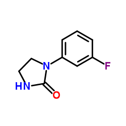 1-(3-Fluorophenyl)-2-imidazolidinone Structure