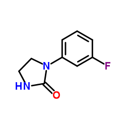 1-(3-Fluorophenyl)-2-imidazolidinone结构式