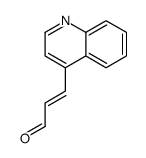 3-quinolin-4-ylprop-2-enal结构式