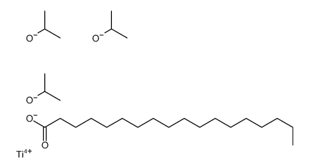 tris(propan-2-olato)(stearato-O)titanium Structure