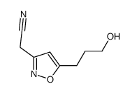 3-Isoxazoleacetonitrile,5-(3-hydroxypropyl)-(9CI) Structure