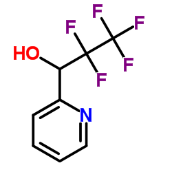 2,2,3,3,3-五氟-1-吡啶-2-丙醇结构式