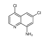 4,6-dichloroquinolin-8-amine Structure