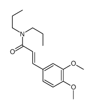3-(3,4-dimethoxyphenyl)-N,N-dipropylprop-2-enamide Structure