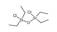 1,3-Dichloro-1,1,3,3-tetraethylpropanedisiloxane结构式