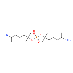 bis[5-amino-1,1-dimethylhexyl] hydrogen phosphate结构式