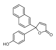 5-(4-hydroxyphenyl)-5-naphthalen-2-ylfuran-2-one结构式