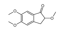 2,5,6-trimethoxy-2,3-dihydroinden-1-one Structure