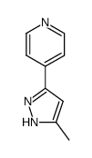 4-(5-methyl-1H-pyrazol-3-yl)pyridine结构式