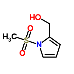 [1-(Methylsulfonyl)-1H-pyrrol-2-yl]methanol结构式