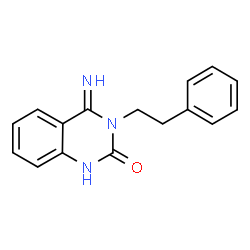 4-Imino-3-(2-phenylethyl)-1,2,3,4-tetrahydroquinazolin-2-one Structure