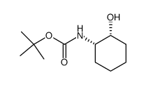 Carbamic acid, [(1S,2R)-2-hydroxycyclohexyl]-, 1,1-dimethylethyl ester (9CI) Structure