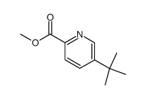 5-tert-butylpyridine-2-carboxylic acid methyl ester Structure