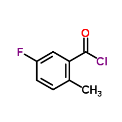 5-Fluoro-o-toluoyl chloride structure