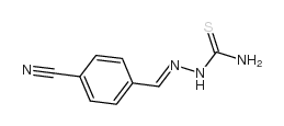 2-(4-氰基亚苄基)肼-1-硫代甲酰胺结构式