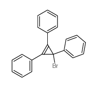 Benzene,1,1',1''-(3-bromo-1-cyclopropene-1,2,3-triyl)tris- picture