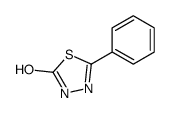 5-苯基-1,3,4-噻二唑-2(3H)-酮结构式