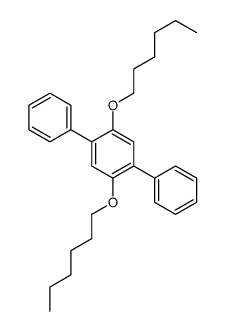 1,4-dihexoxy-2,5-diphenylbenzene Structure