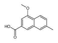 4-Methoxy-7-methyl-2-naphthoic acid Structure