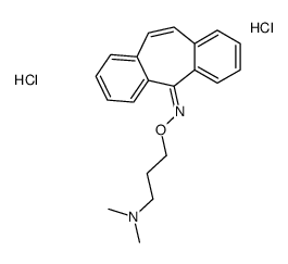 3-(dibenzo[1,2-a:1',2'-e][7]annulen-11-ylideneazaniumyloxy)propyl-dimethylazanium,dichloride Structure