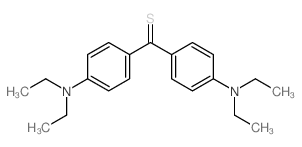 Methanethione,bis[4-(diethylamino)phenyl]-结构式