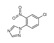 1-(4-chloro-2-nitro-phenyl)-1H-[1,2,4]triazole结构式