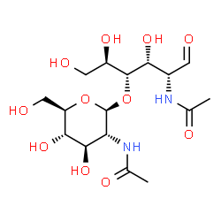 N,N-diacetylchitobiose Structure