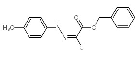 2-氯-2-[2-(4-甲基苯基)亚肼基]乙酸苄酯结构式