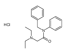 [2-(N-benzylanilino)-2-oxoethyl]-diethylazanium,chloride结构式