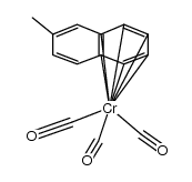 (2-methyl-4a,5-8,8a-η-naphthalene)chromium tricarbonyl Structure