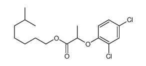 octan-2-yl 2-(2,4-dichlorophenoxy)propanoate结构式