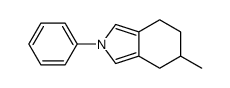 5-methyl-2-phenyl-4,5,6,7-tetrahydroisoindole Structure
