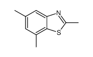 Benzothiazole, 2,5,7-trimethyl- (9CI)结构式