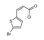 3-(5-bromothiophen-2-yl)prop-2-enoyl chloride Structure