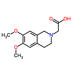 (6,7-DIMETHOXY-3,4-DIHYDRO-1H-ISOQUINOLIN-2-YL)-ACETIC ACID Structure