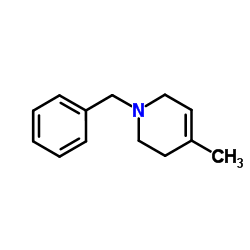 1-苄基-4-甲基-1,2,3,6-四氢吡啶结构式