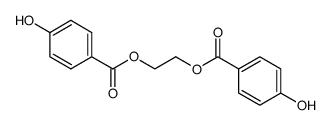 1,2-bis-(4-hydroxy-benzoyloxy)-ethane Structure