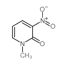 1-methyl-3-nitro-pyridin-2-one结构式