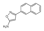 3-NAPHTHALEN-2-YL-ISOXAZOL-5-YLAMINE structure