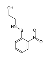 2-[(2-nitrophenyl)sulfanylamino]ethanol结构式