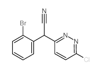 2-(2-BROMOPHENYL)-2-(6-CHLORO-3-PYRIDAZINYL)ACETONITRILE结构式