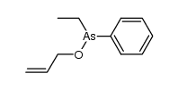 Aethyl-phenyl-arsinigsaeureallylester Structure