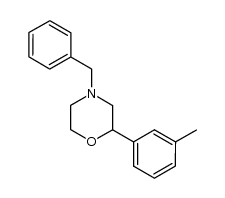 4-benzyl-2-m-tolyl-morpholine Structure
