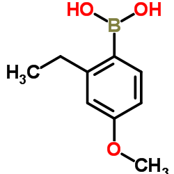 (2-Ethyl-4-methoxyphenyl)boronic acid Structure